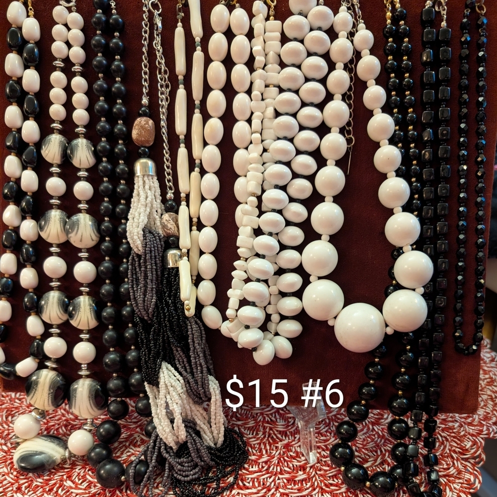 Elegant White Beaded Necklace